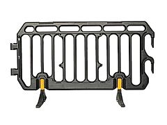 Schrankenzaun 100 m Veranstaltungen Baufeldeingrenzung Schwarz