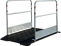 Grabenbrücke aus Kunststoff, Kanalbrücke, Übergangsbrücke aus Kunststoff: 1,70m Länge, 1,00m Breite