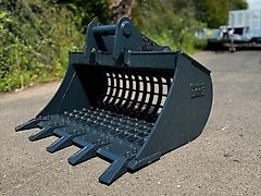 Sieblöffel MS01 NEU Baggerklasse 1-2 To. Minibagger 600 mm Sieb