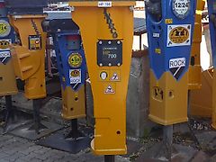 Indeco - Hammer/ Hydraulikhammer HP 700 - Adapterplatten-Ausführung - Bagger: 4t-12t