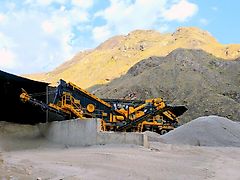 FABO MVSI 700 MOBILE VERTICAL SHAFT IMPACT CRUSHING SCREENING PLANT