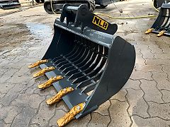 NLB Siebschaufel MS03 Minibagger Seperator Sieblöffel Radlader