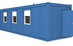 Iovino Bürocontainer 30 Fuß /9m Wohncontainer Containeranlage