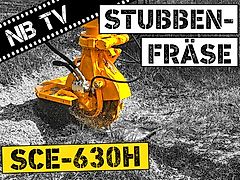 Herder SCE-630H | Stubbenfräse für Bagger | Baumstumpffräse für Bagger ab 10 t