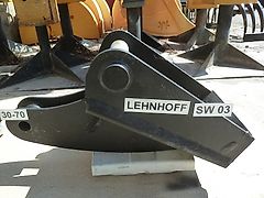 Lehnhoff - SW-Adapter SW 03 - für Greiferaufnahme - SW-Identmaße oben: 50-200 - für Greiferaufnahme unten vorne Ident-Maße: 30-70 - Bagger: 1t-6t