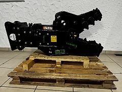 Pulverisierer für Minibagger Häner HRP 2.6 50t Schließkraft 2-6 Bagger 2-7 T Klasse Abbruch