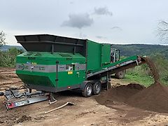 Zemmler MS 1600 mobile Siebmaschine Doppeltrommelsiebanlage