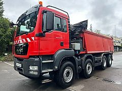 MAN TGS 35.440 8x4*blatt* FLIEGL*Asphaltschieber*Schubboden