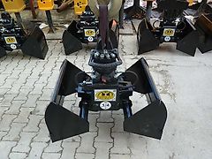 Rock - Greifer/ 2-Schalen-Hydr.-Gr. eintlg. kpl. HG1/4 - Schnittbreite ca. 525 mm, - Öffnungsweite 800 mm - Bagger: 0,8t-4,5t