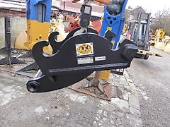 Verachtert - SW-Adapter CW45S - für Pendel-Aufnahme - SW-Identmaße: 90-550-570-550-90 - für Greiferaufnahme unten: 80-480 - Bagger: 25t-45t