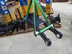 KEWACO - SW Adapter Kewaco ABL 1830 f - SW-Identmaße oben: 80-340-460-700- für Greifer-Aufnahme unten: 80-215 - Bagger: 13t-33t