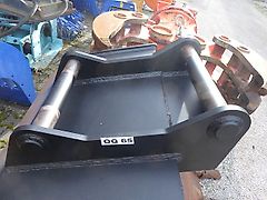 Oilquick - SW-Umbaurahmen OQ 65 orig.- für mech. Anbaugeräte ( z.b. Löffelumbau...)- mögliche Höhen: 100mm/ 150m/ 200mm- SW-Identmaße: 65-440-530-440-65 - Bagger: 14-22t