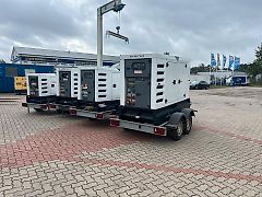 Mobile Diesel Notstromaggregate 22kva Bis 66kva Miete