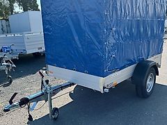 Saris Tieflader Kastenanhänger 1350 kg mit Plane Anhänger