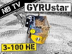 GYRUStar 3-100HE (OQ70/55 Separator OQ65 Separator Lehnhoff Separator Sieblöffel OQ65) | 4,0 - 6,0t | Schaufelseparator | Siebschaufel für Bagger ab 4 t
