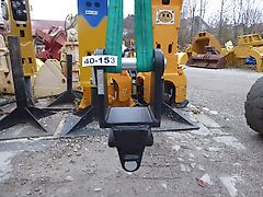 Kinshofer - Kreuz-Gelenk Greifergabel - passend zu Hydraulik Greifer Kinshofer - Bagger-Aufnahme: 40-153 mm lichte Weite- Greiferaufnahme unten : 30mm- Bagger 8t-15t