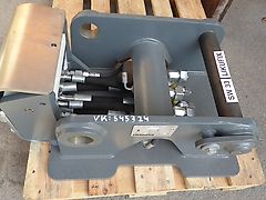 Liebherr - SW-Adapterplatte SW33 Likufix 5 Leitungen - bestückt für AZ, ASG, PU - Bohrbild auf Kundenanfrage - SW-Identmaße: 60-330-400-330-60 - Bagger: 8t-25t